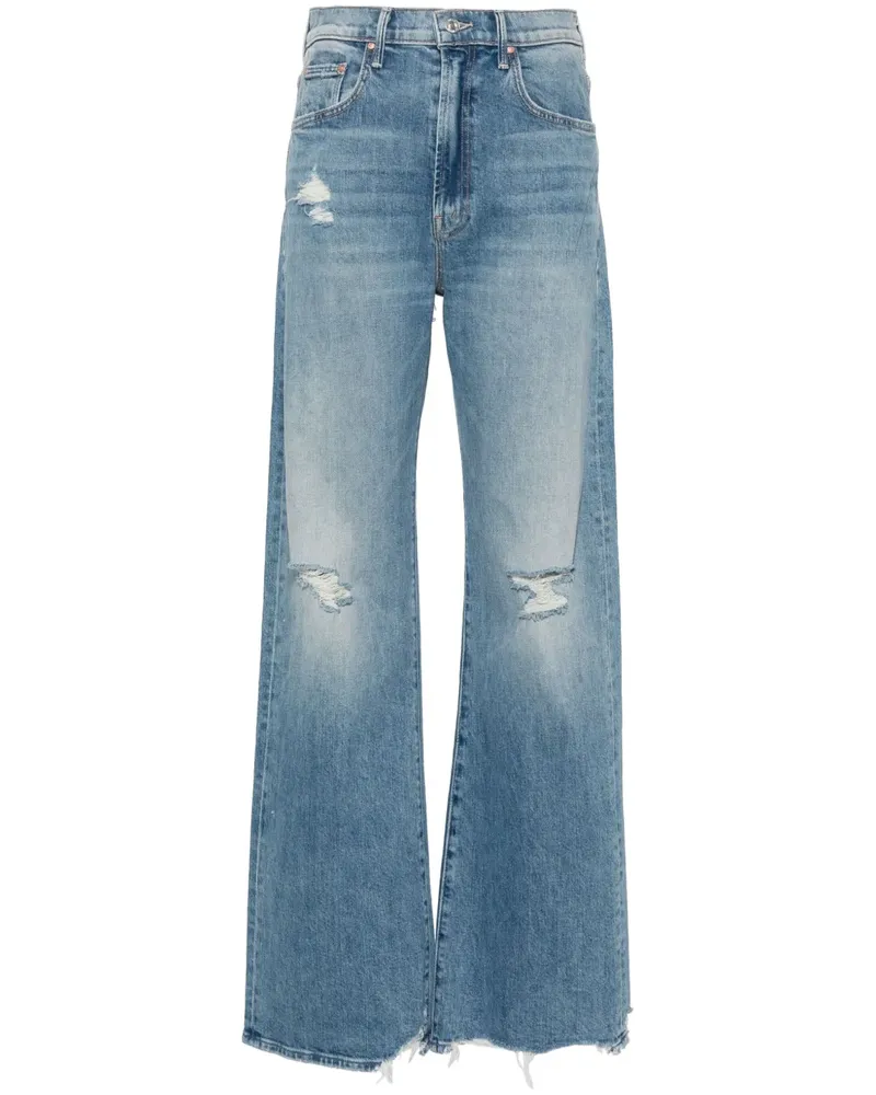 Mother The Lasso Sneak Chew Jeans - Blau Blau