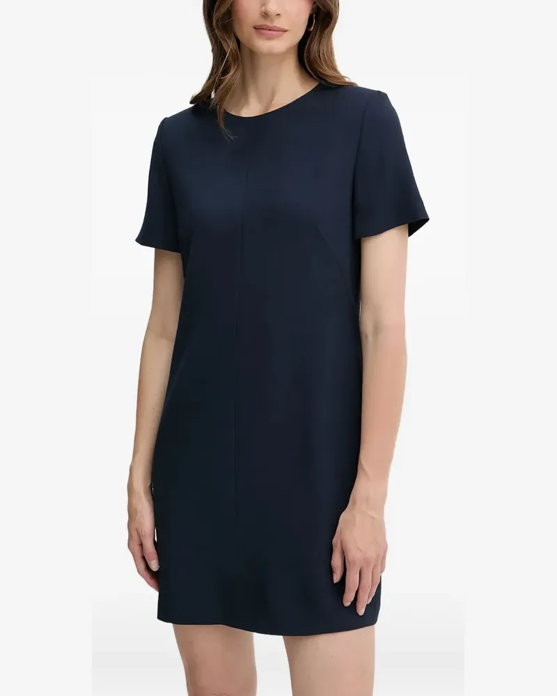 HUGO BOSS Kurzärmeliges Minikleid - Blau Blau