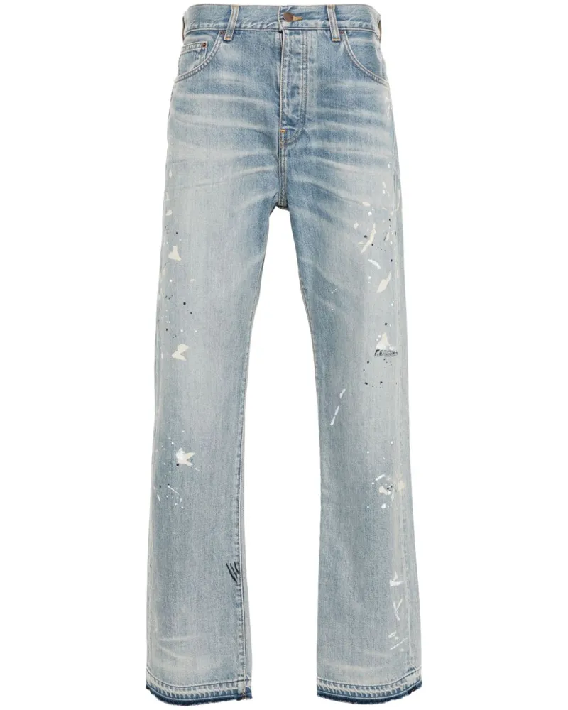Amiri Painter Jeans mit geradem Bein - Blau Blau