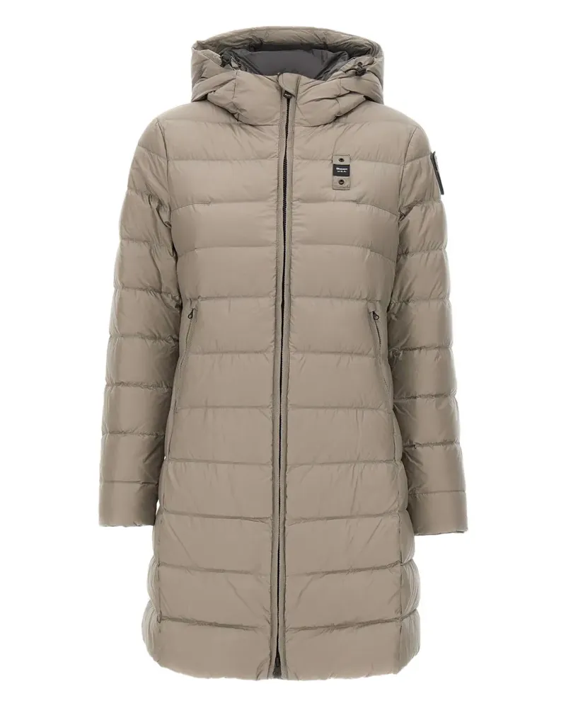 Blauer Agnes hooded quilted coat - Nude Nude