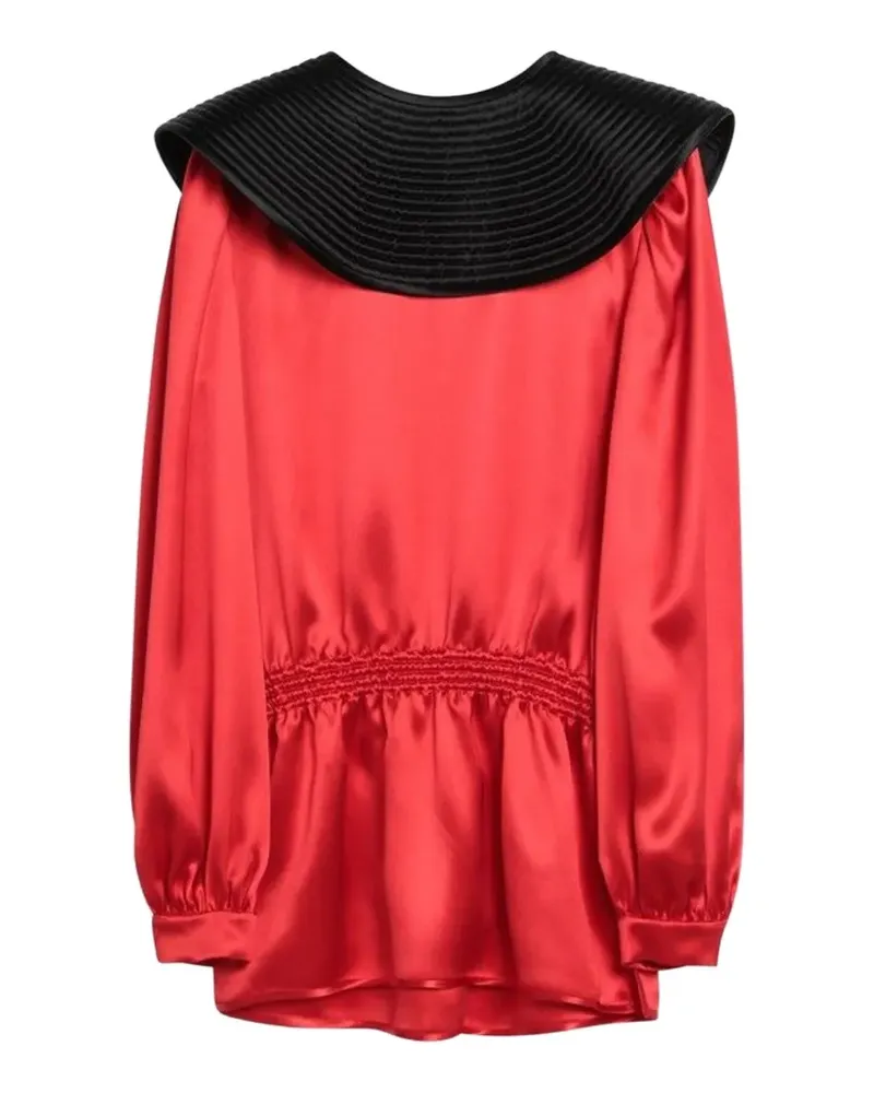 Valentino Garavani Bluse mit elastischem Bund - Rot Rot