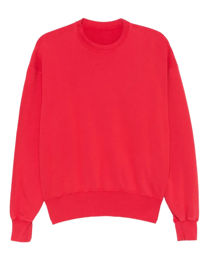 KURO Sweatshirt mit rundem Ausschnitt - Rot Rot