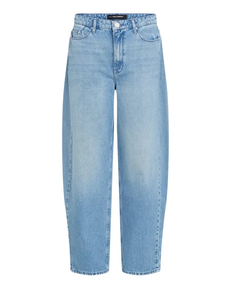 Karl Lagerfeld barrel-leg jeans - Blau Blau