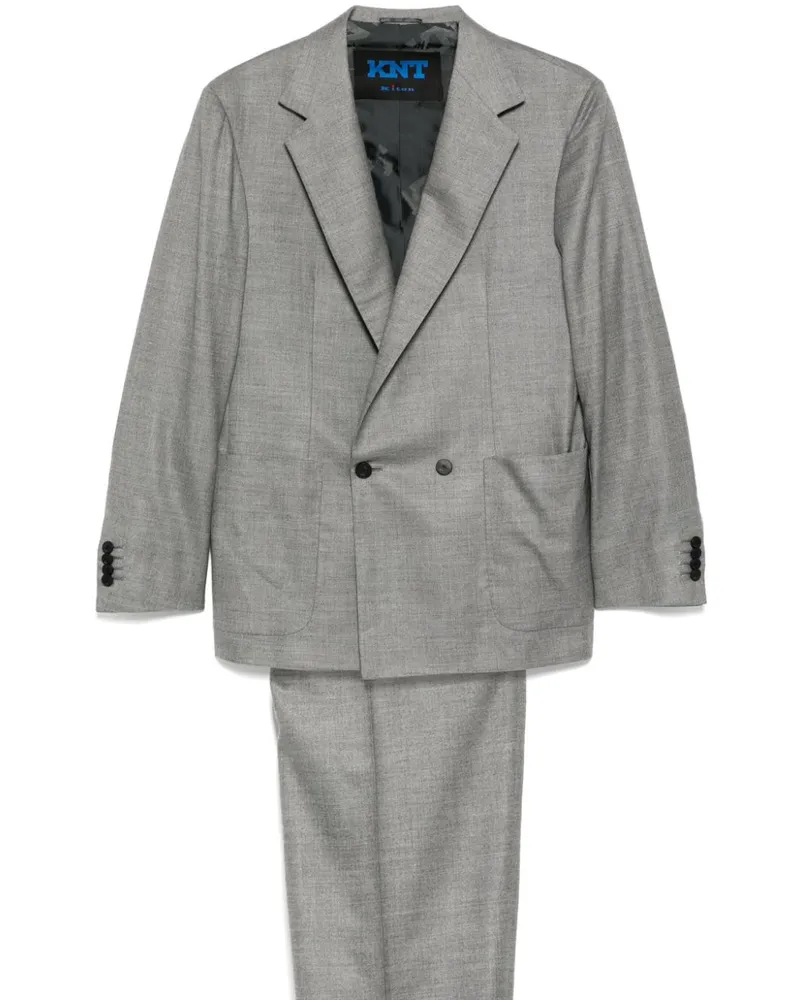 Kiton Zweiteiliger Anzug - Grau Grau