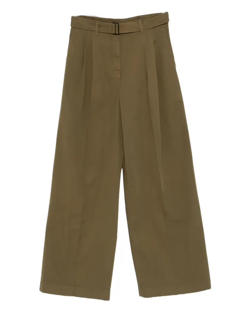 christian wijnants pleated belted trousers - Grün Grün