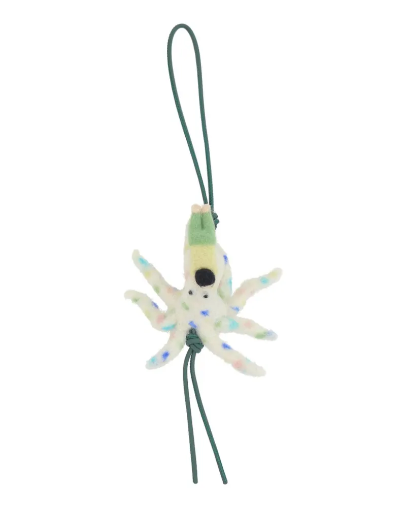 Loewe Octopus Filzanhänger - Weiß Weiß