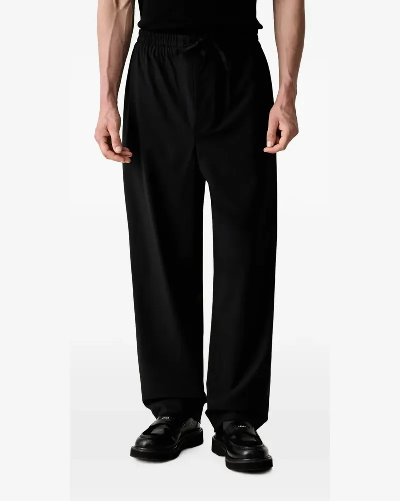 Kenzo drawstring elasticated-waist trousers - Schwarz Schwarz