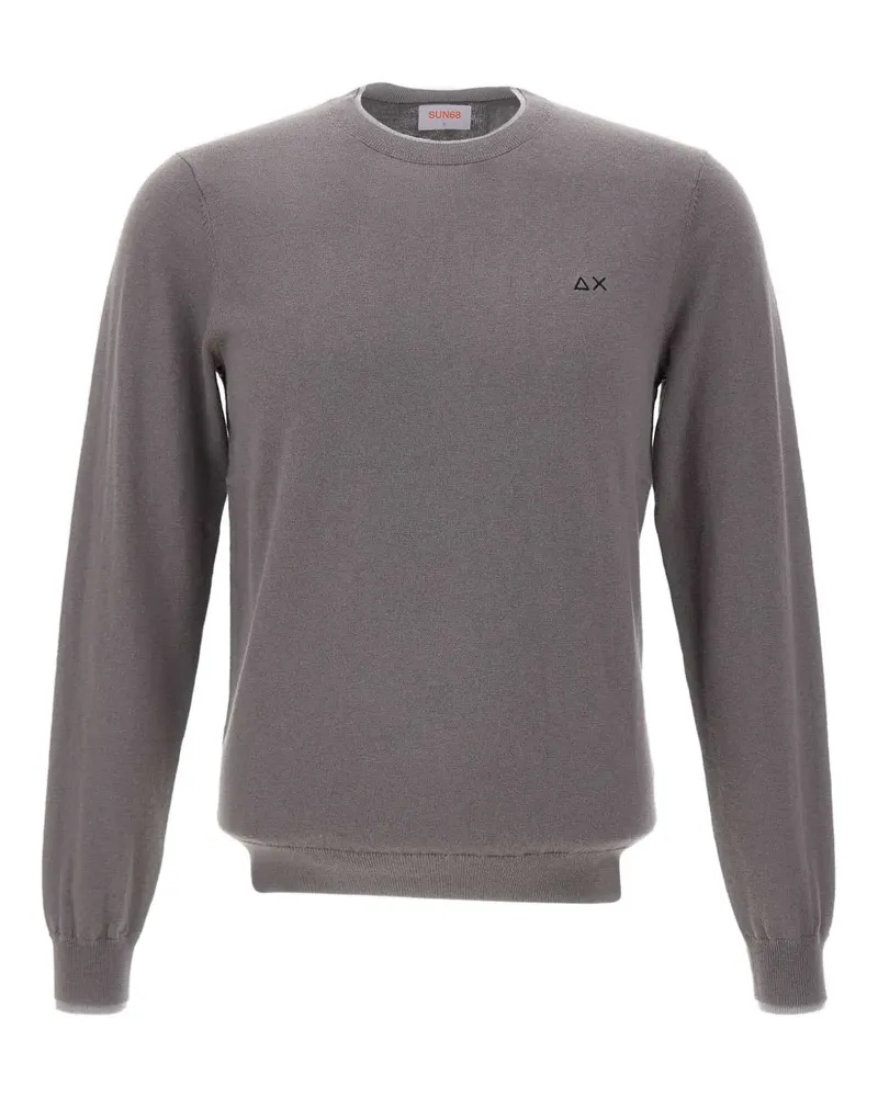 Sun68 Pullover mit rundem Ausschnitt - Grau Grau