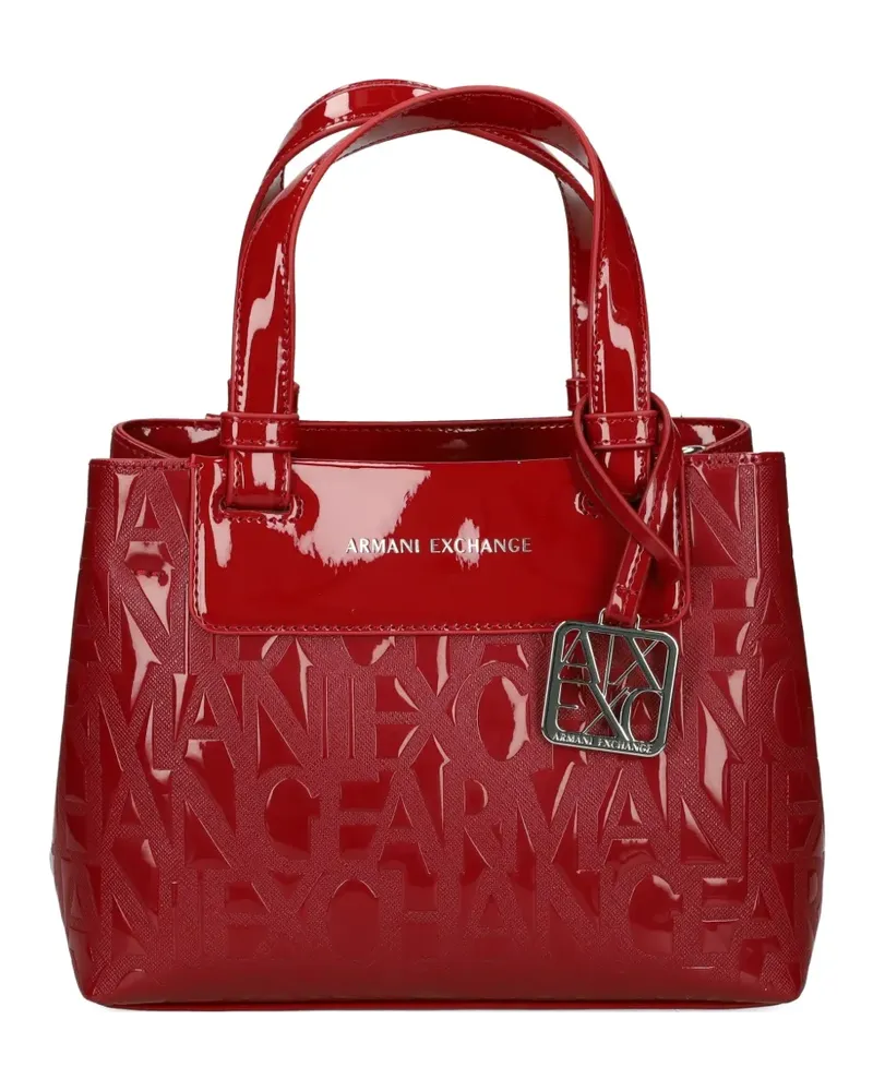Armani Exchange Shopper mit Prägung - Rot Rot