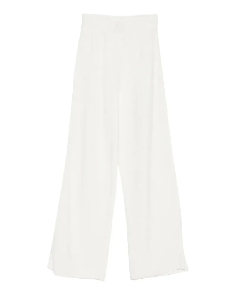 Fabiana Filippi knitted trousers - Weiß Weiß