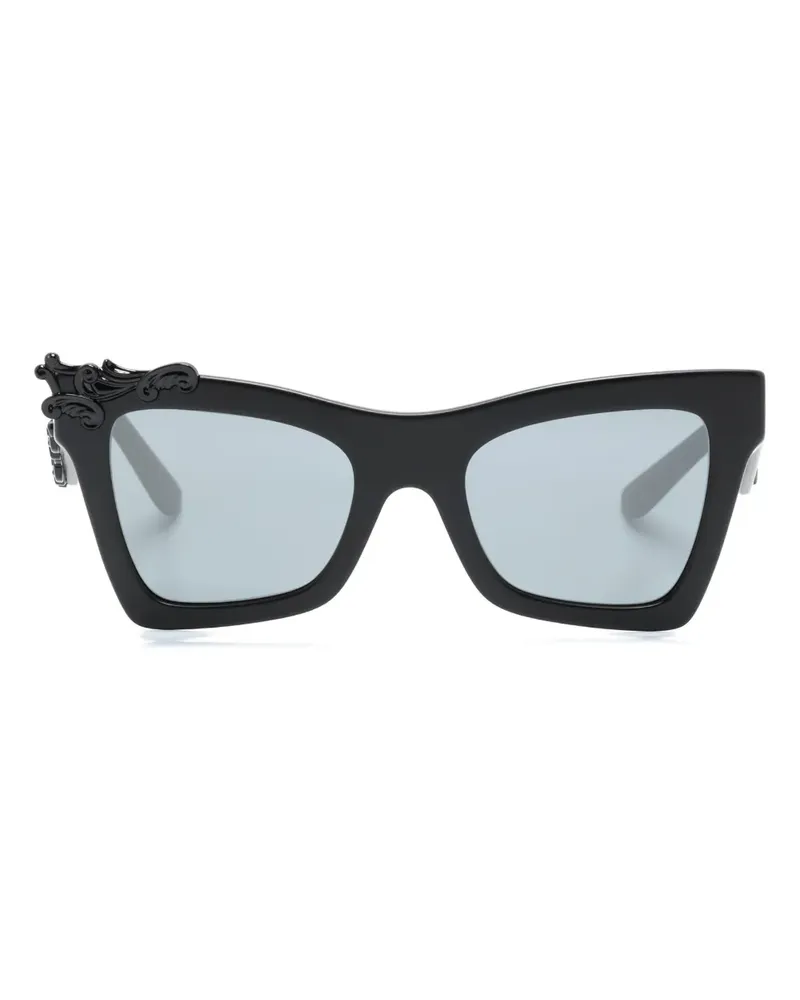 Dolce & Gabbana Butterfly Sonnenbrille - Schwarz Schwarz