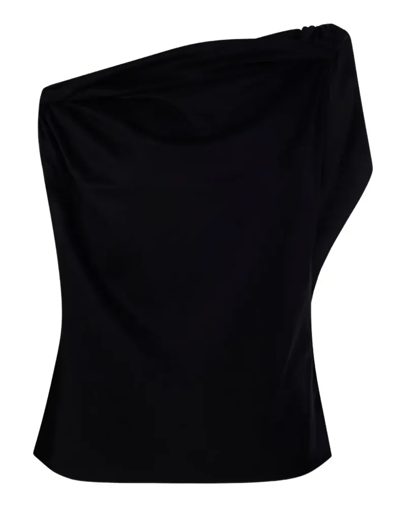 Róhe Asymmetrisches Oberteil - Schwarz Schwarz