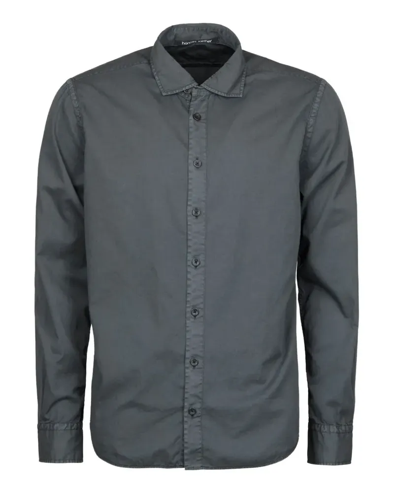 Hannes Roether long-sleeve button-up shirt - Grau Grau