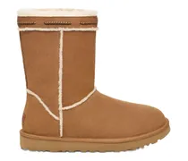 Stiefel mit Shearling - Braun