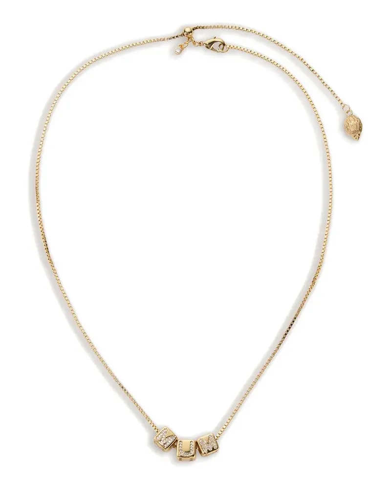 Kurt Geiger eagle crystal-embellished necklace - Gold Gold