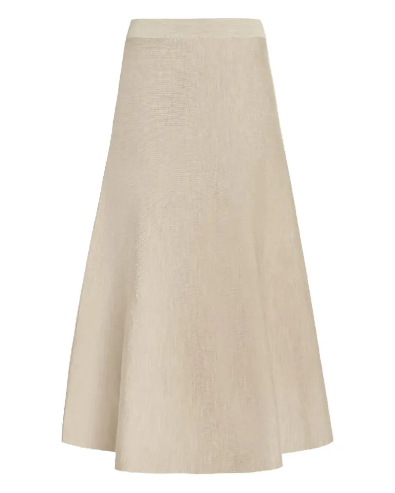 Gabriela Hearst Freddie midi skirt - Nude Nude