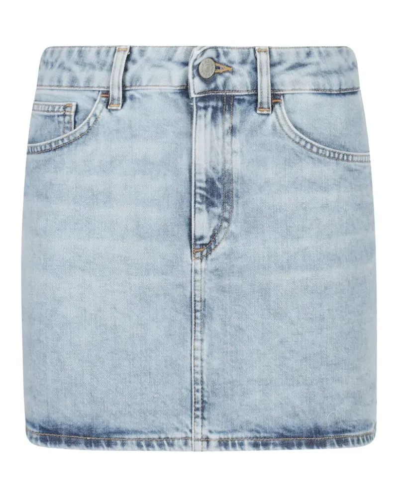 Dondup faded-wash skirt - Blau Blau