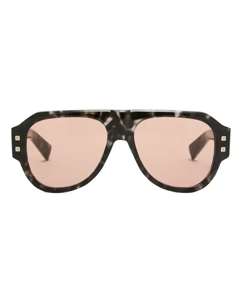 Balmain Pilotenbrille in Schildpattoptik - Grau Grau