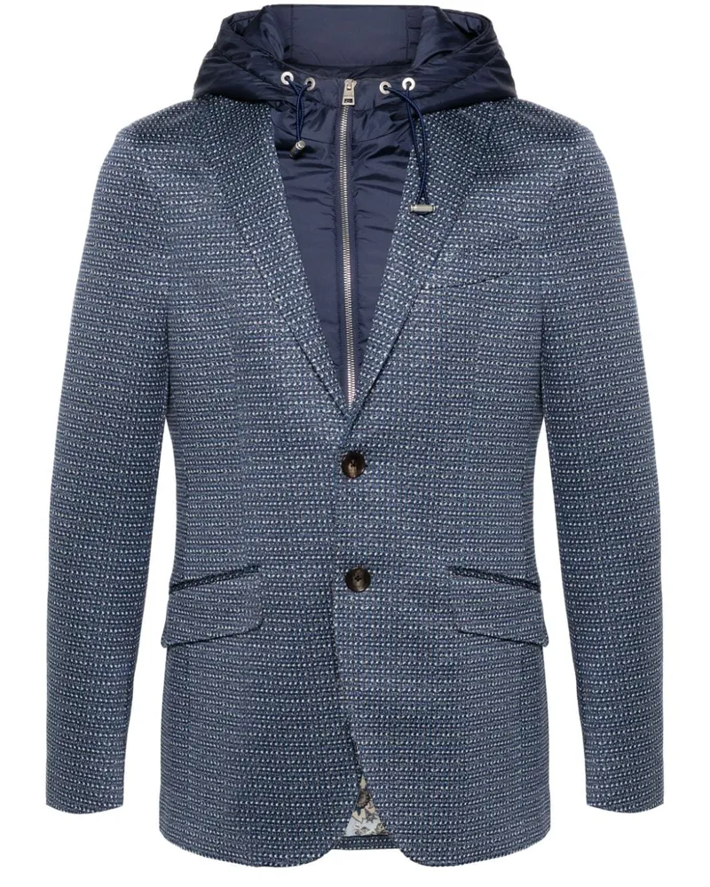 Etro Sakko mit Kontrasteinsätzen - Blau Blau