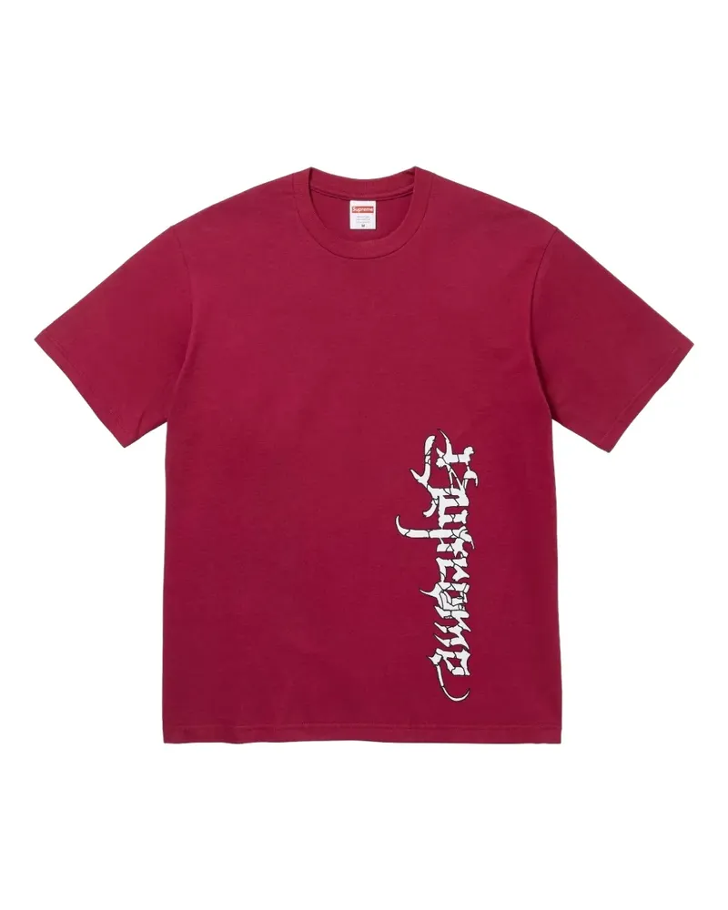 Supreme Being Satan T-Shirt mit Grafik - Rot Rot