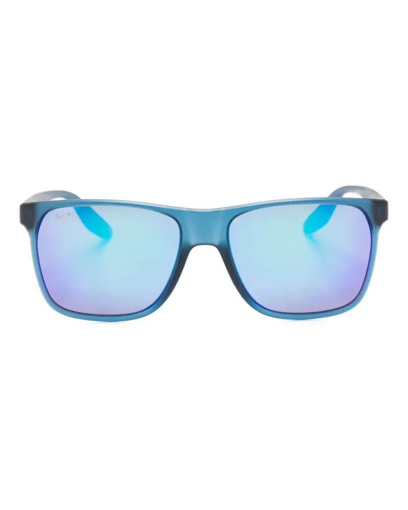 Maui Jim Pailolo Sonnenbrille mit eckigem Gestell - Blau Blau