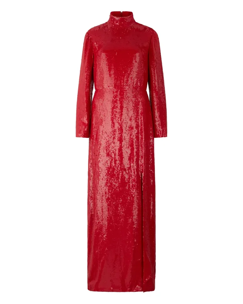 Valentino Garavani sequin slit maxi dress - Rot Rot
