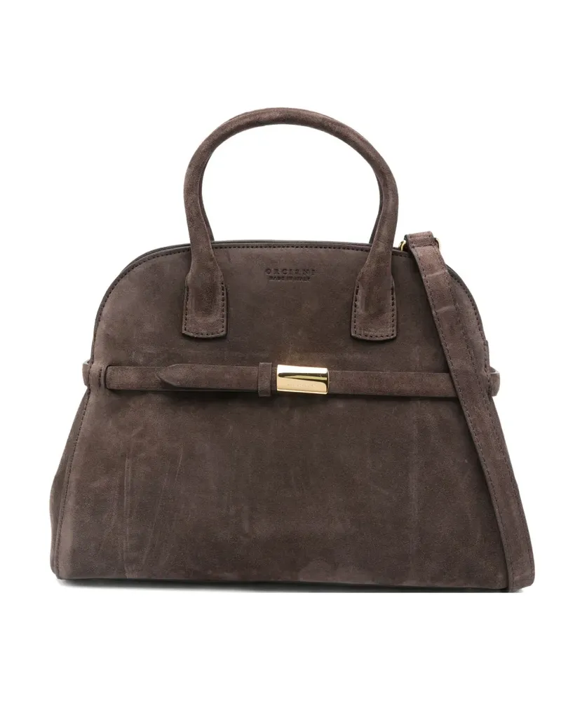 Orciani Aura Tote Bag aus Wildleder - Braun Braun