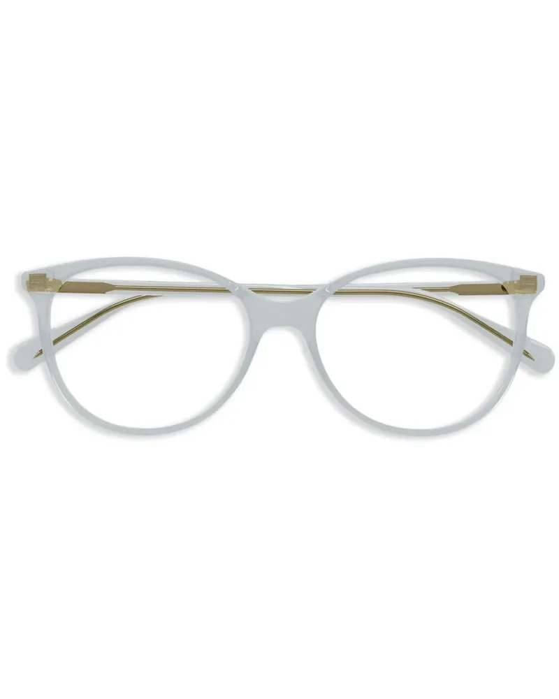 Gucci Brille mit rundem Gestell - Grau Grau