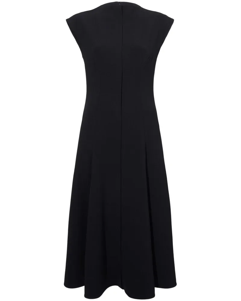 Proenza Schouler Chantal Midikleid - Schwarz Schwarz