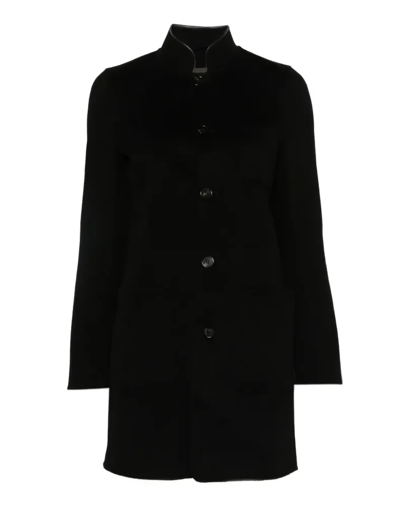 Loro Piana Spagna Mantel - Schwarz Schwarz