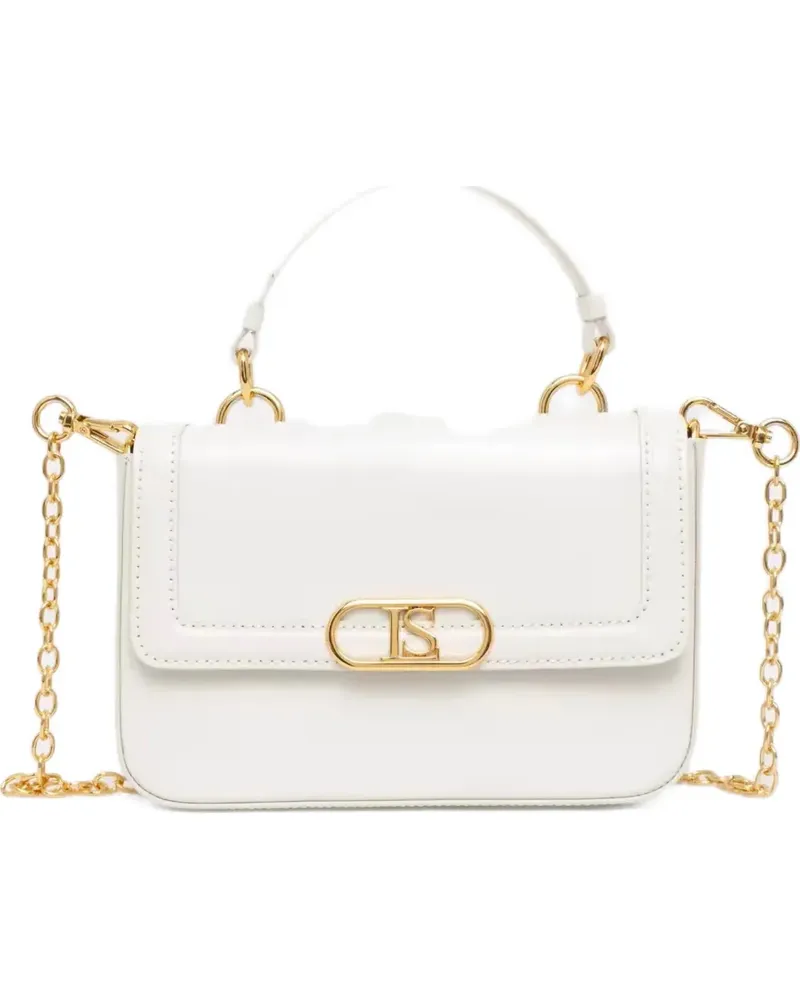 Luisa Spagnoli Mini Schultertasche aus Leder - 2020002 CREAM-GOLD 2020002