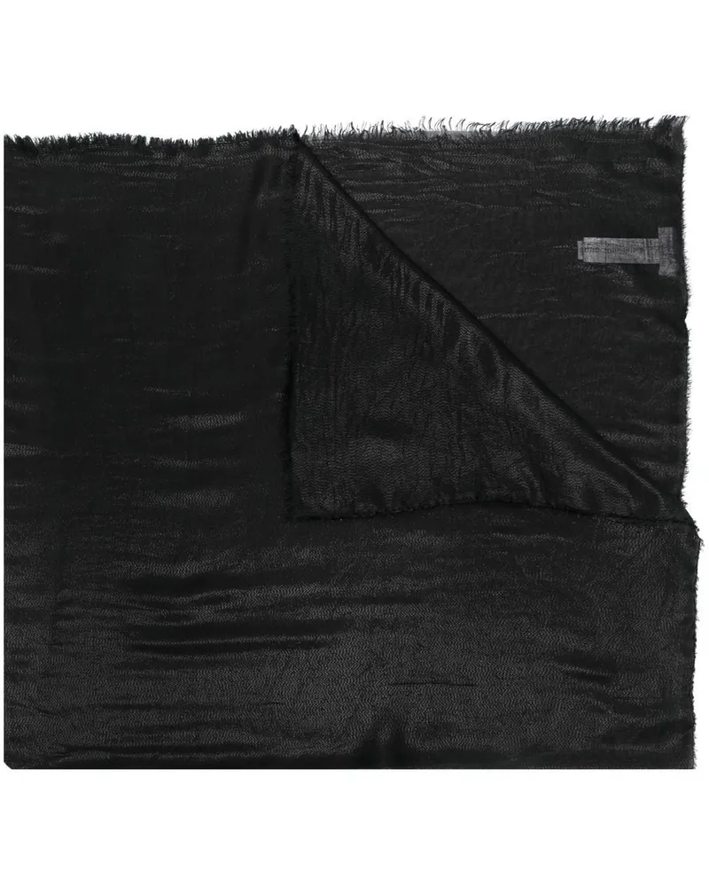 Fabiana Filippi Klassischer Schal - Schwarz Schwarz