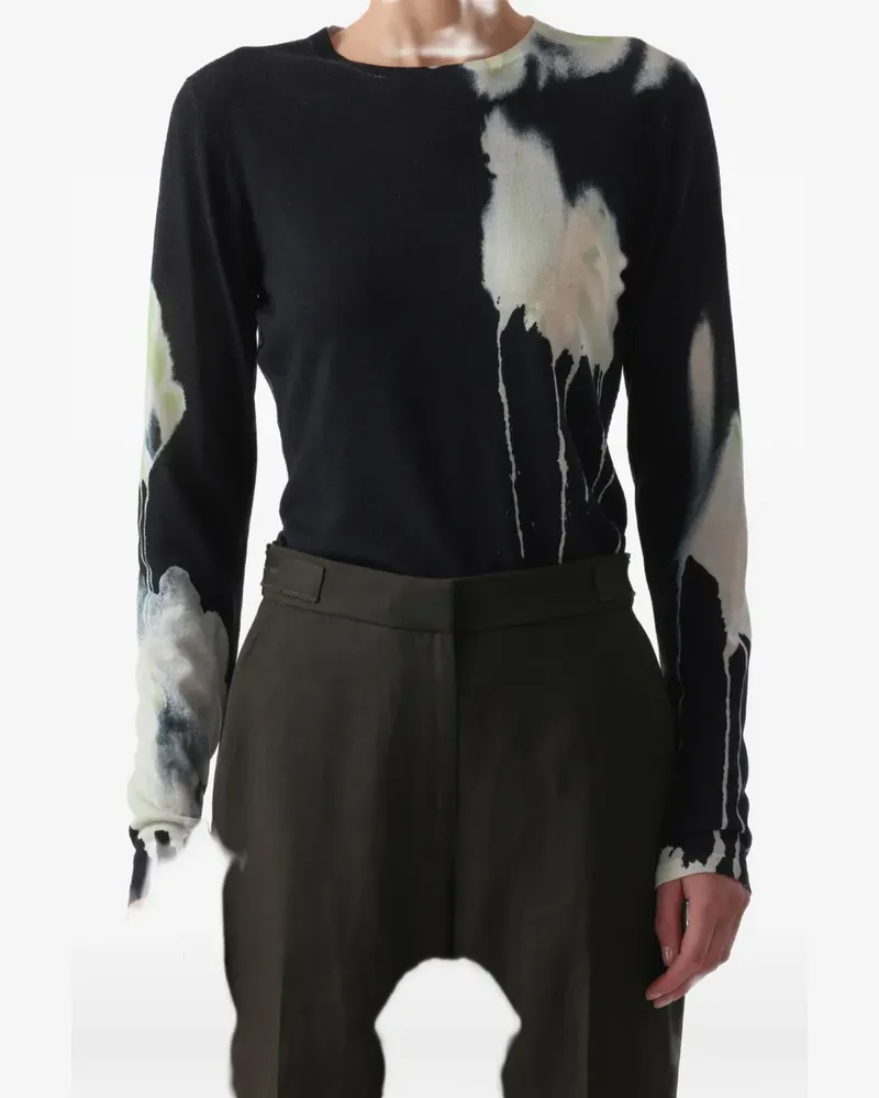 Jason Wu long-sleeve T-shirt - Schwarz Schwarz