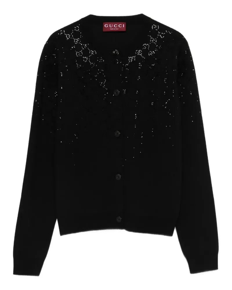 Gucci embellished button knitwear - Schwarz Schwarz
