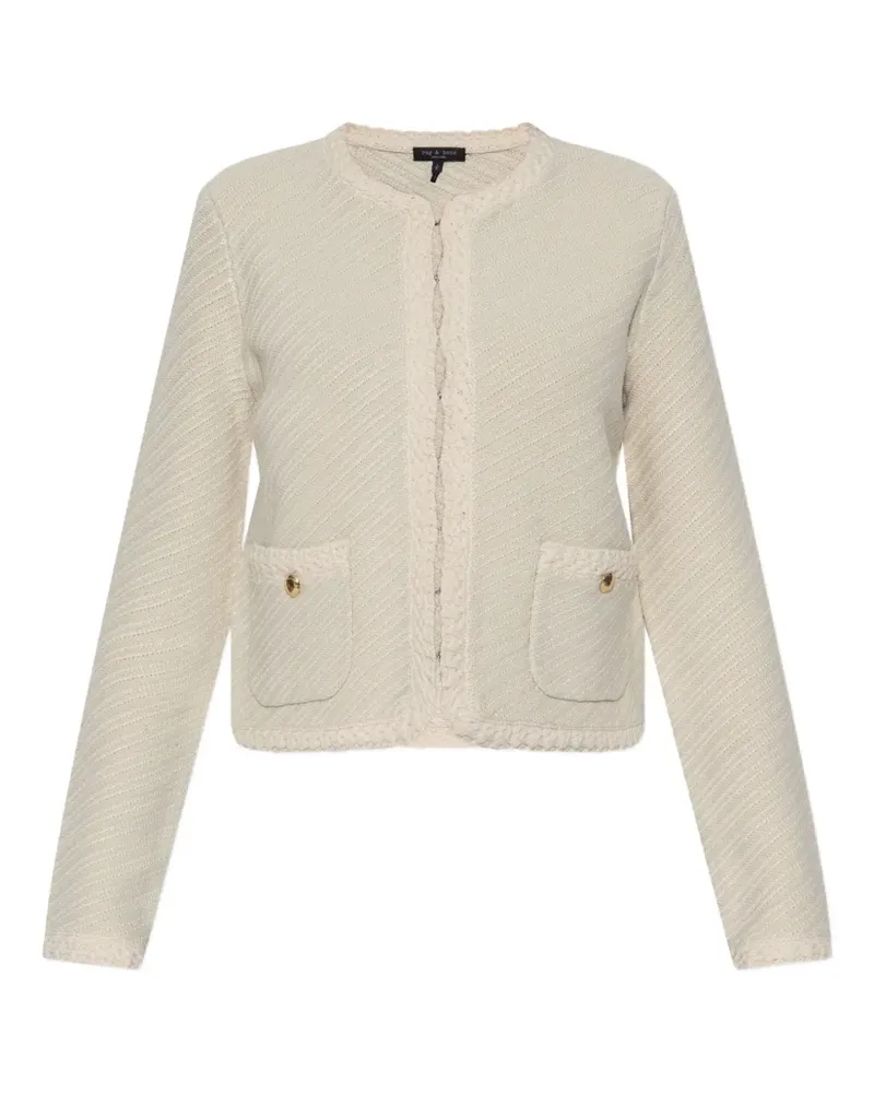 Rag & Bone Texturierte Jacke - Nude Nude