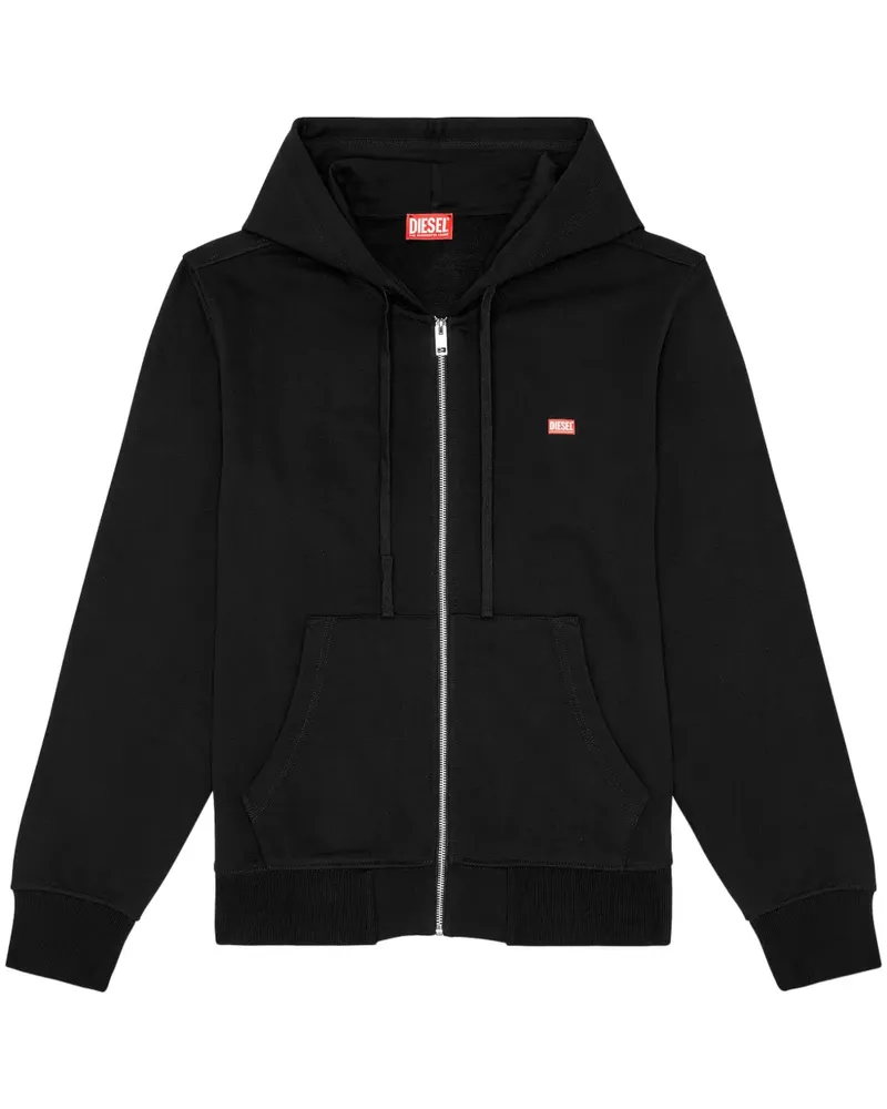 Diesel S-Ginn-Hood-Zip-K13 Sweatshirt - Schwarz Schwarz