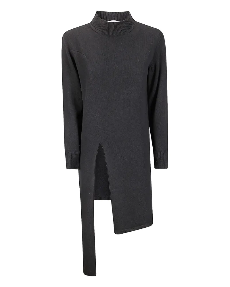 Stefano Mortari Pullover mit Stehkragen - Schwarz Schwarz