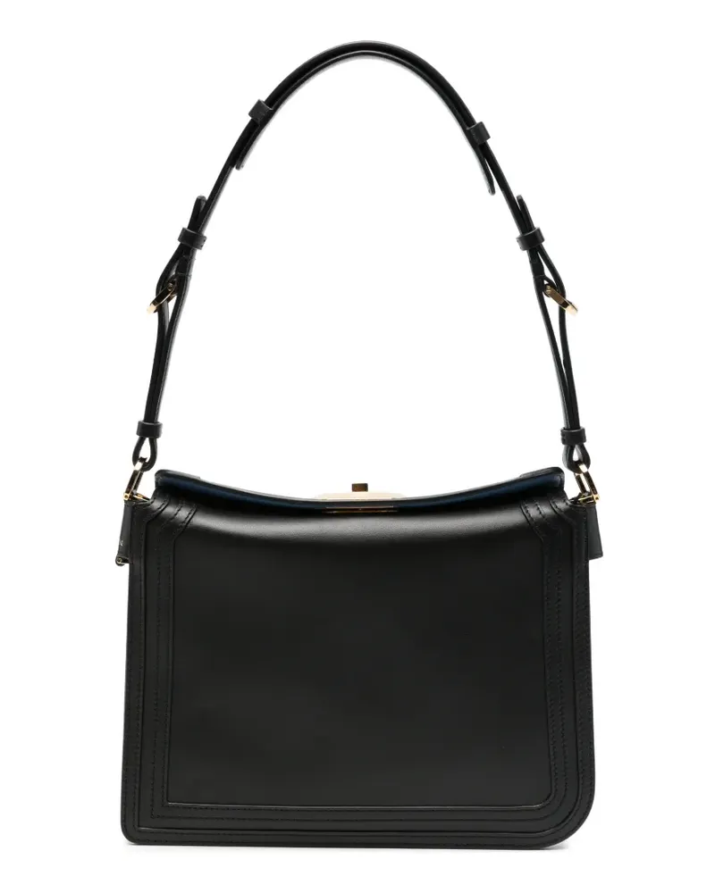 Lanvin Compagnon Schultertasche - Schwarz Schwarz