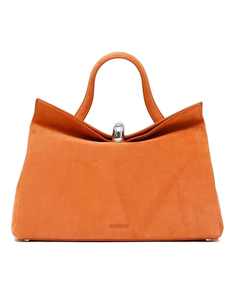 Jacquemus The Valérie Tote Bag mit Magnetverschluss - Orange Orange