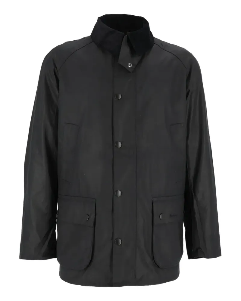 Barbour Gewachste Ashby Jacke - Schwarz Schwarz