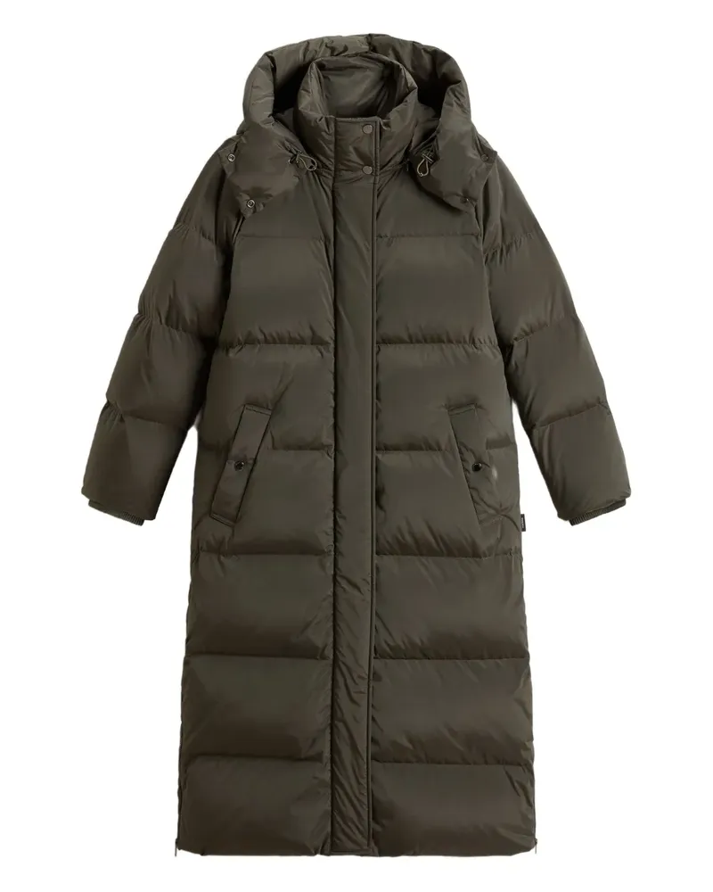 Woolrich Langer Kelly Kapuzenparka - Grün Grün