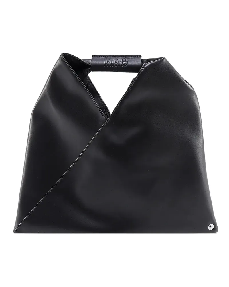 Maison Margiela Mini-Tote Bag mit japanischem Henkel - Schwarz Schwarz