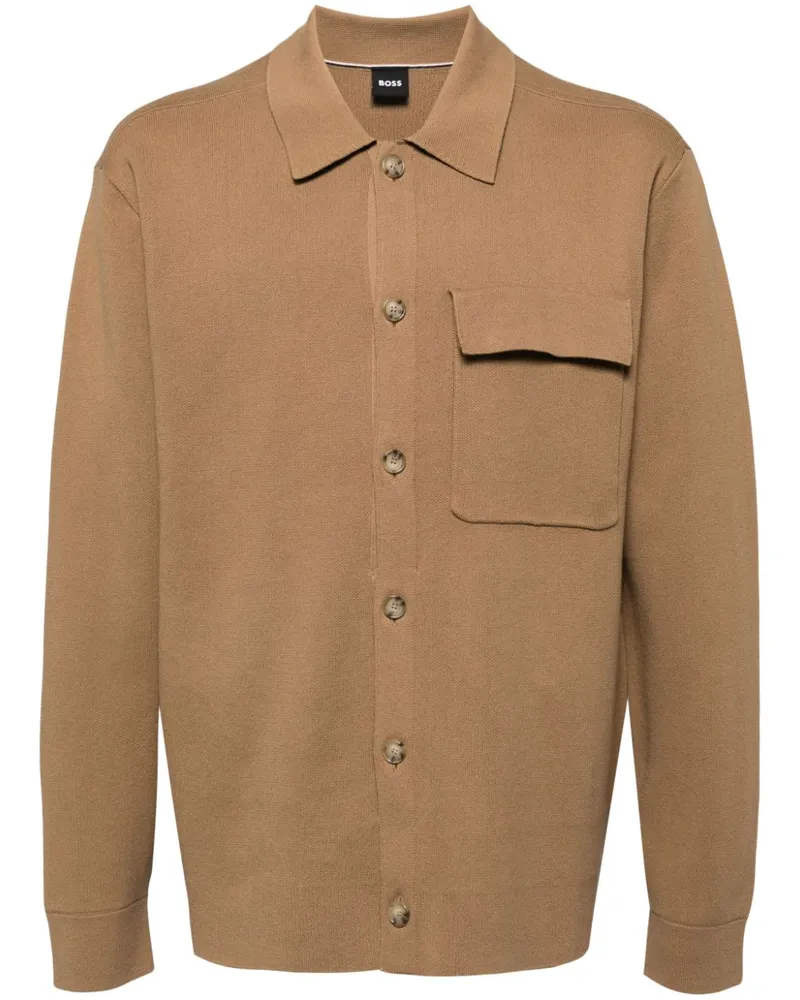 HUGO BOSS Cardigan aus Baumwolle - Nude Nude