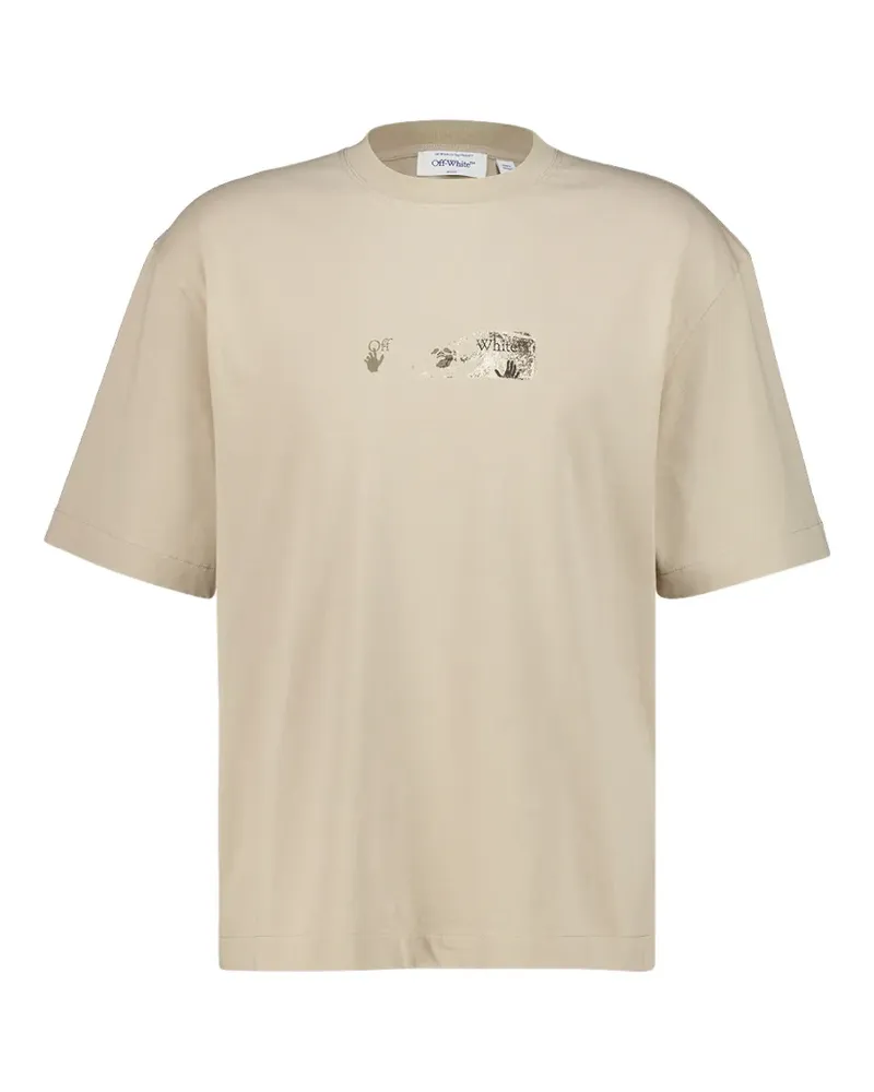 OFF-WHITE T-Shirt mit Pfeil-Print - Nude Nude