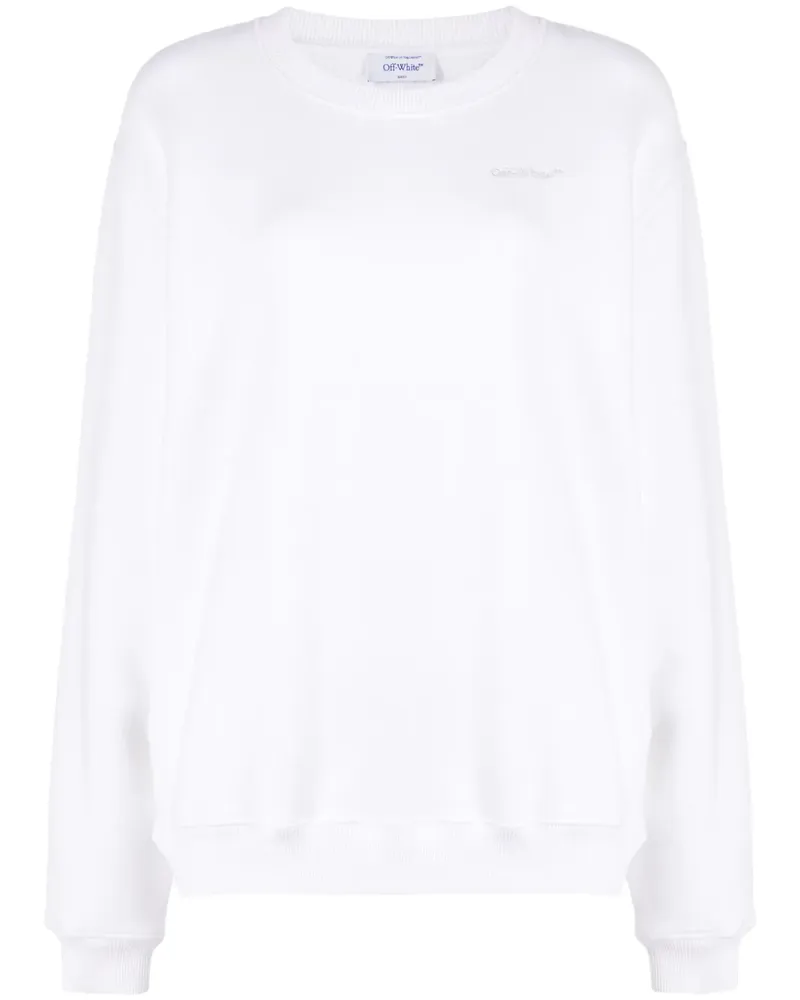 OFF-WHITE Sweatshirt mit Pfeil-Print - Weiß Weiß