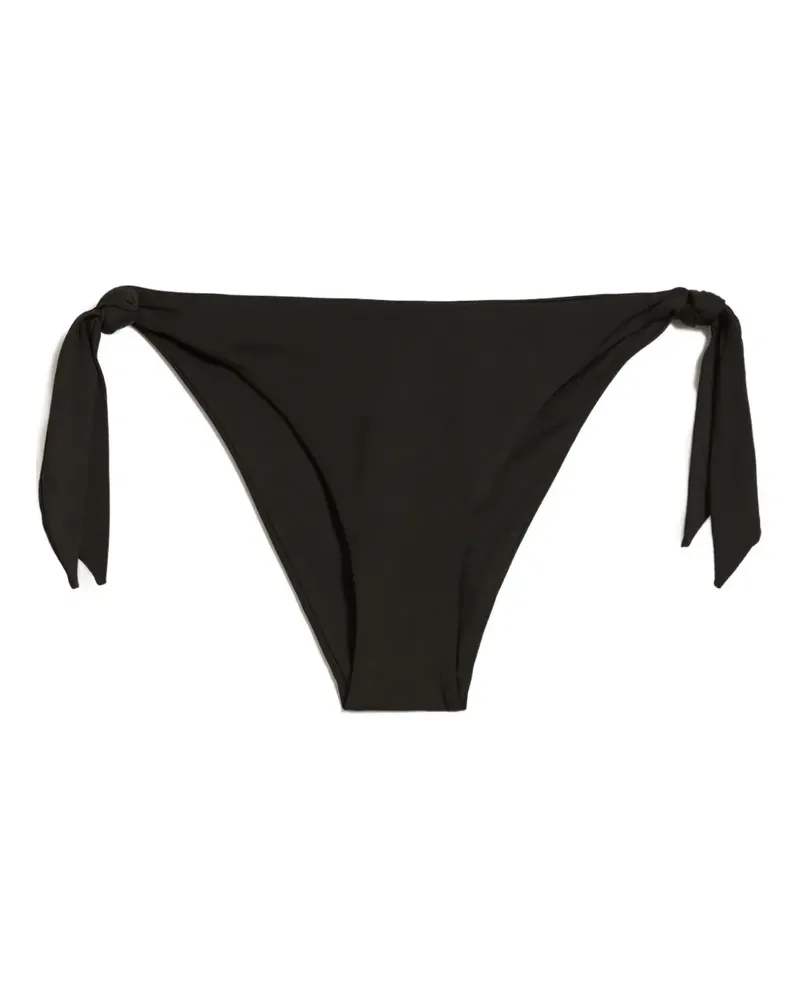 Max Mara Stefy Bikinihöschen mit Schnürung - Schwarz Schwarz