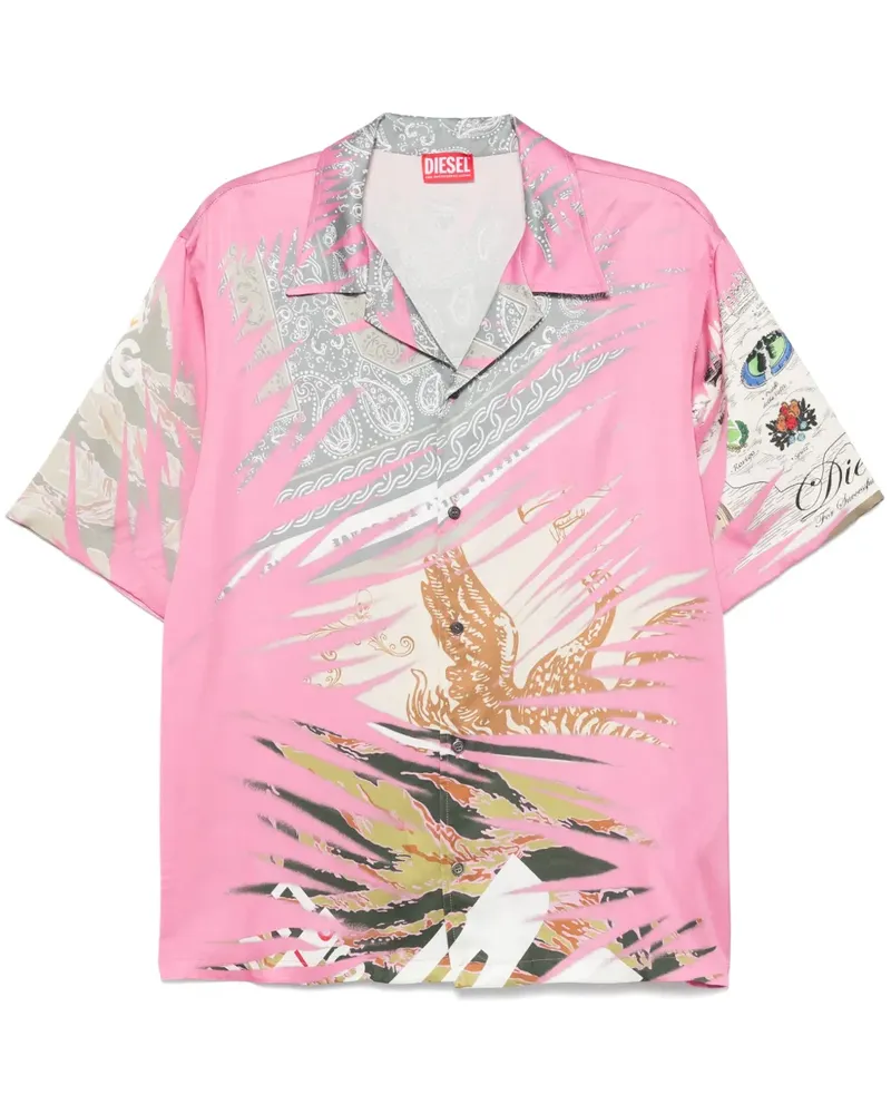 Diesel Ulf Hemd - Rosa Rosa