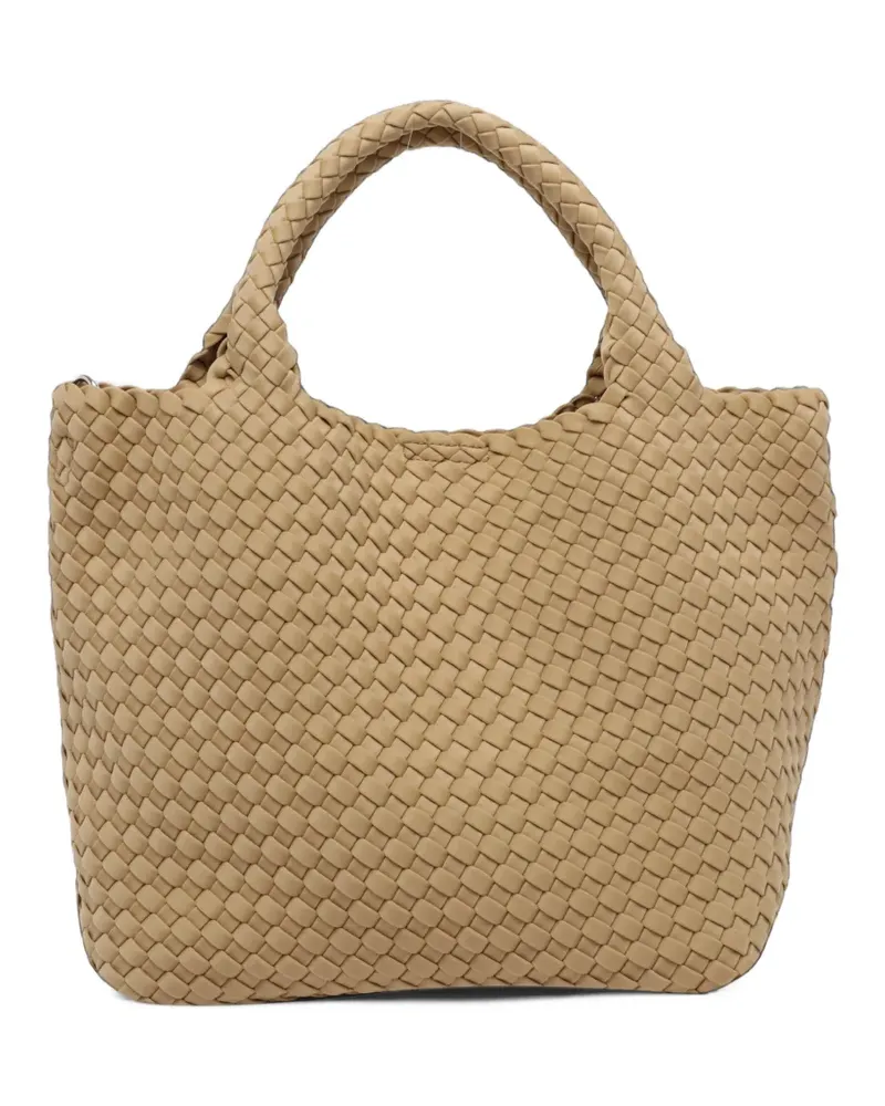 EN AVANT Roma interwoven tote bag - Nude Nude