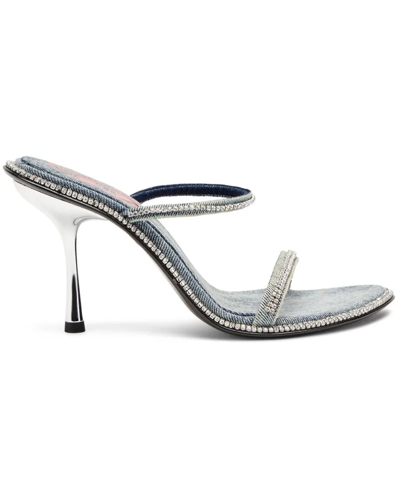 Diesel D-Havanna Mules - Silber Silber