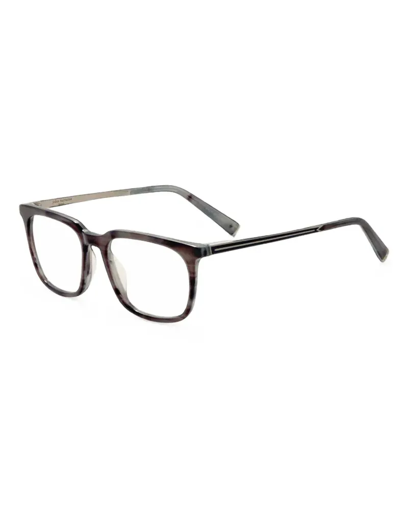 John Varvatos Brille mit eckigem Gestell - Grau Grau
